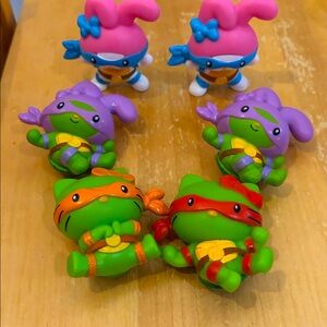 Ninja-Themed Kids Toy Set - Green, Pink, Purple TMNT Hello Kitty McDonald’s